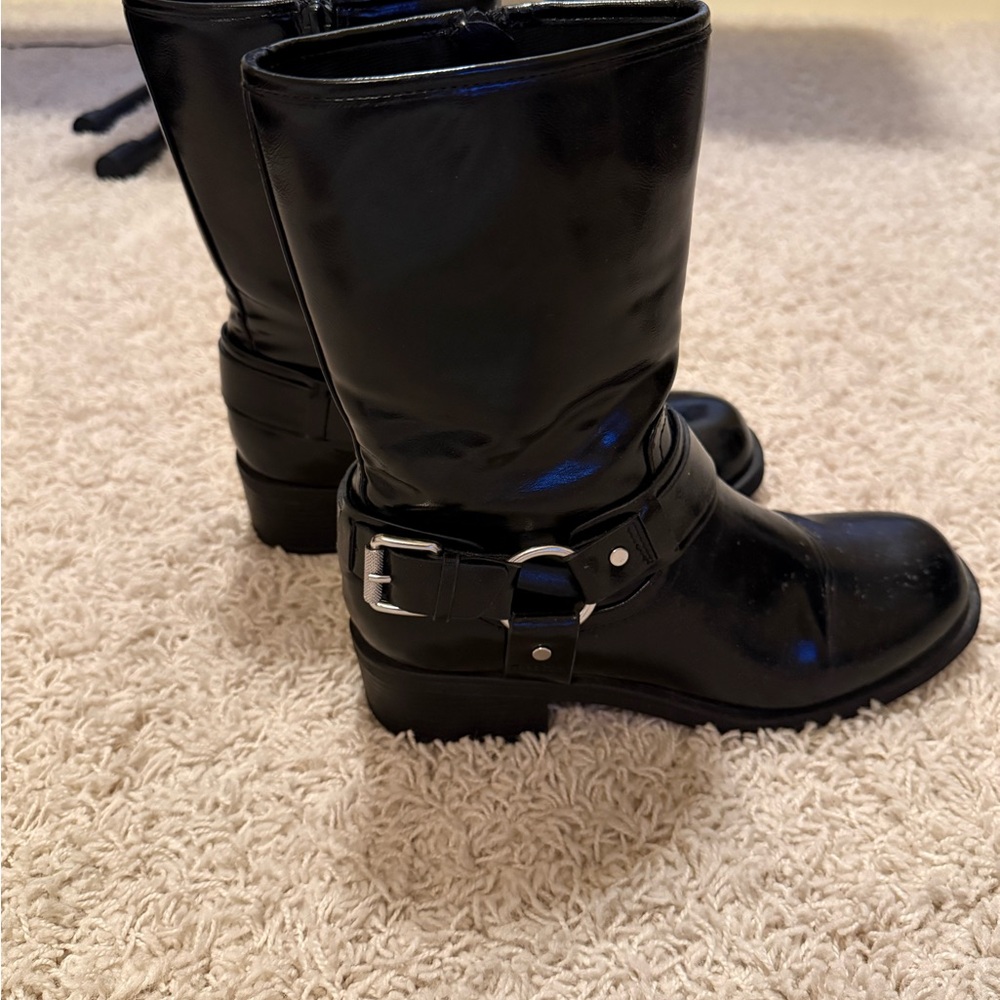 DV by Dolce Vita Black Combat & Moto Boots